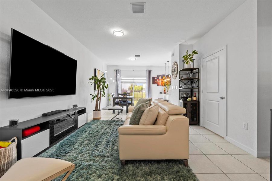 Furnished interior view inside a new home in , Miami (Image 4).