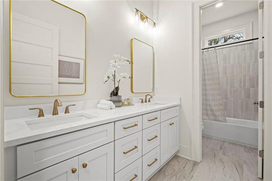 Furnished interior view inside a new home in , Canton (Image 40).