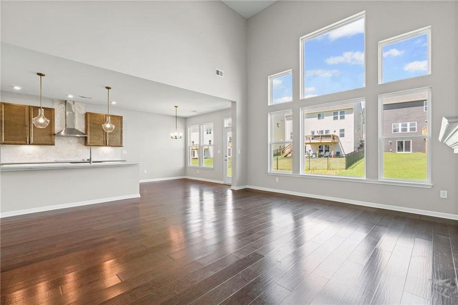 Furnished interior view inside a new home in Twin Lakes, Hoschton (Image 11).