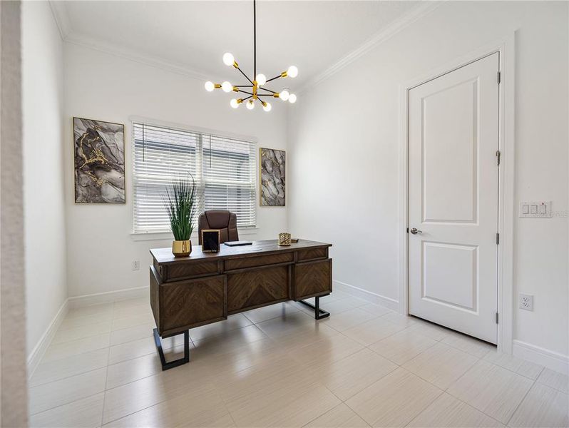 Furnished interior view inside a new home in , Ocala (Image 7).