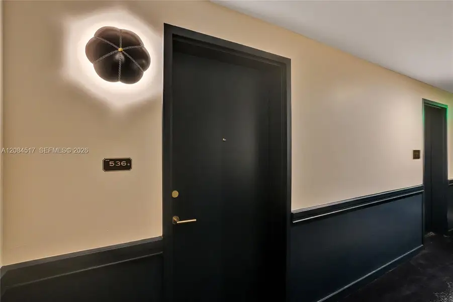 Close-up of interior finishes inside a home in , Miami (Image 16).