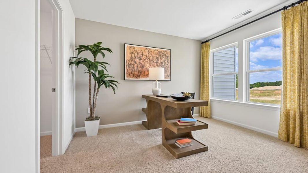Furnished interior view inside a new home in Chapel Townes, Raleigh (Image 15).