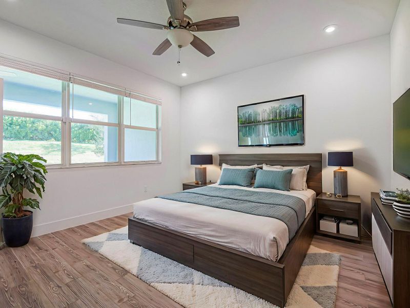 Furnished interior view inside a new home in , Port St. Lucie (Image 7).