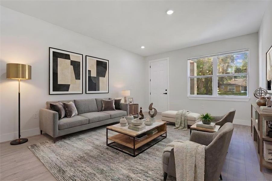 Furnished interior view inside a new home in , Apopka (Image 7).