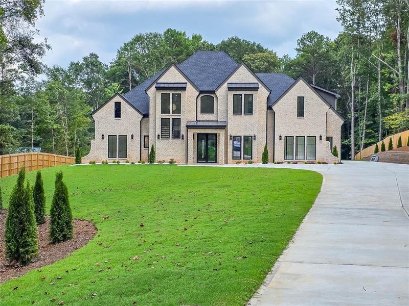 Front exterior of a new home in , Winder, GA, highlighting curb appeal (Image 28).