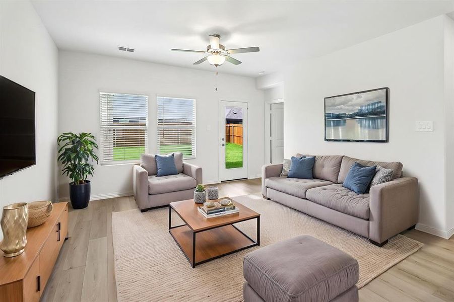 Furnished interior view inside a new home in Southridge - Spring Series, Princeton (Image 7).