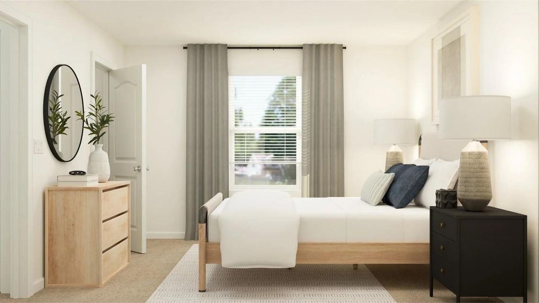 Furnished interior view inside a new home in Rancho Del Cielo, Jarrell (Image 17).