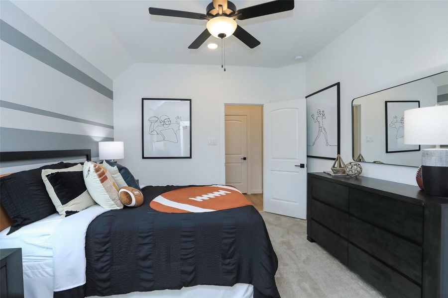 Furnished interior view inside a new home in Roman Forest, New Caney (Image 8).