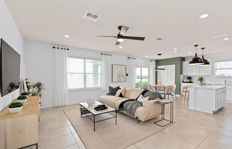 Furnished interior view inside a new home in Hartford Terrace, Davenport (Image 7).