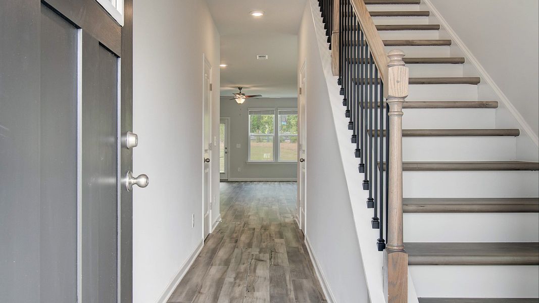 Representative furnished interior of a home built from the Emma by DRB Homes in Enclave at Evergreen, Fairburn (Image 26).