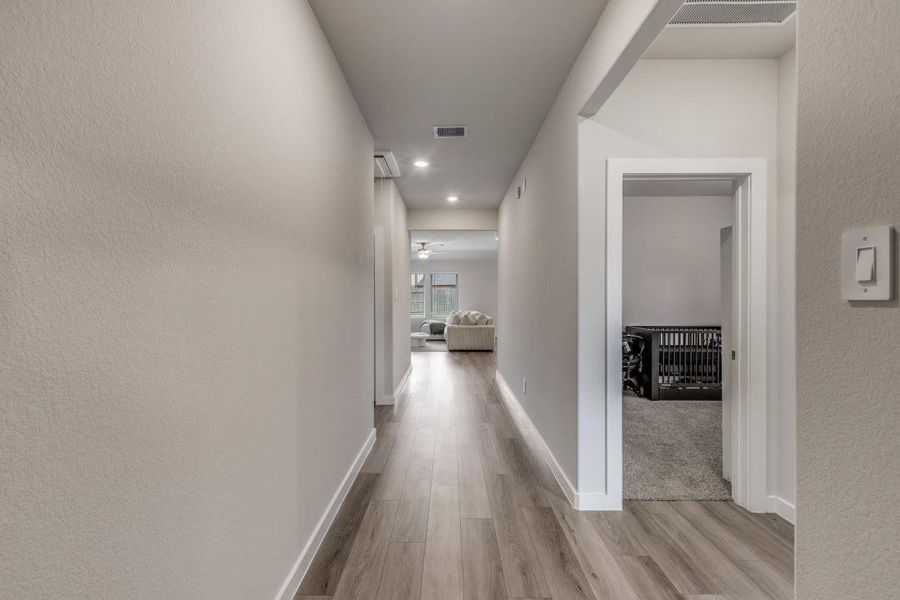 Spacious, unfurnished interior of a new home in Sierra Vista, Iowa Colony (Image 17). Spacious, unfurnished interior of a new home in Sierra Vista, Iowa Colony (Image 17).