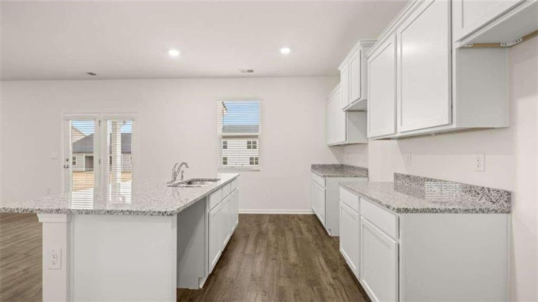 Furnished interior view inside a new home in Preserve at Dove Creek, Statham (Image 6).