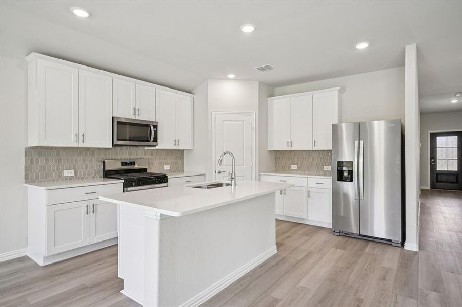Furnished interior view inside a new home in Westmoor, Sherman (Image 5).