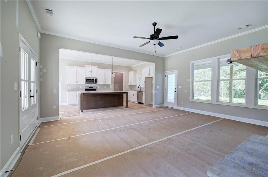 In-progress construction of a new home in , Dallas, GA (Image 28).