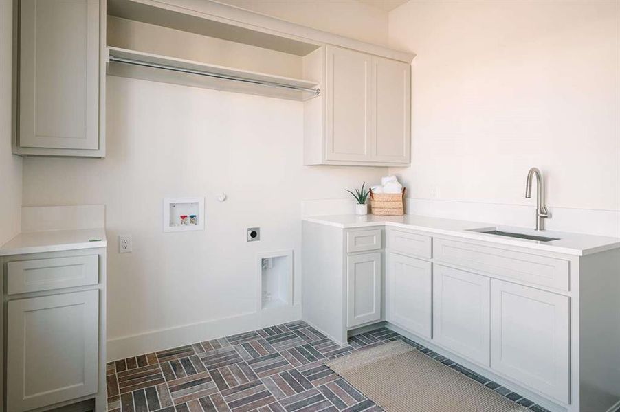 Furnished interior view inside a new home in , Aledo (Image 15).