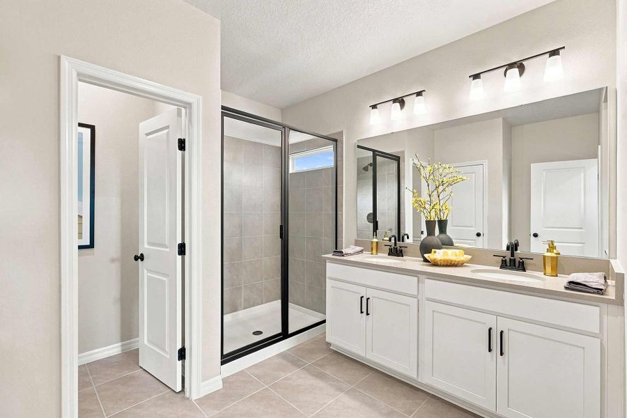 Representative furnished interior of a home built from the The Darwin by David Weekley Homes in Palmeras at Crossprairie – The Palms Collection, St. Cloud (Image 5).