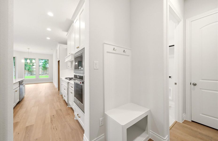 Furnished interior view inside a new home in The Woodlands Hills 65′, Willis (Image 19).