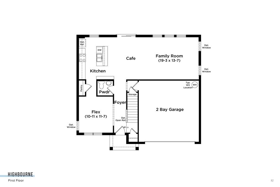 2D floor plan layout for the Highbourne by DRB Homes in Willowbrook North, Winter Haven, FL (Image 3). 2D floor plan layout for the Highbourne by DRB Homes in Willowbrook North, Winter Haven, FL (Image 3).