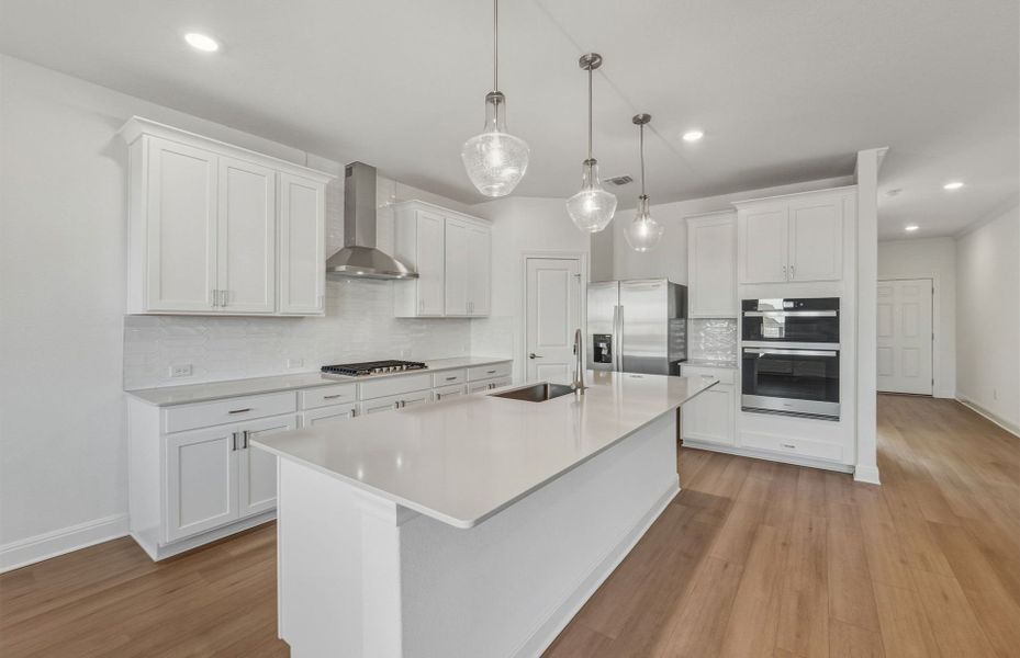 Furnished interior view inside a new home in Saddleback at Santa Rita Ranch, Liberty Hill (Image 9).