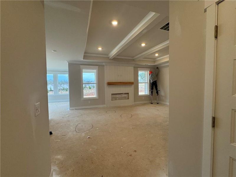 In-progress construction of a new home in Rosewood Lake Preserve, Hoschton, GA (Image 15).