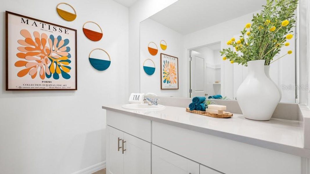 Furnished interior view inside a new home in Westview, Kissimmee (Image 19).