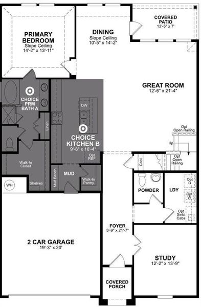 Beazer Homes Wildcat Ranier plan