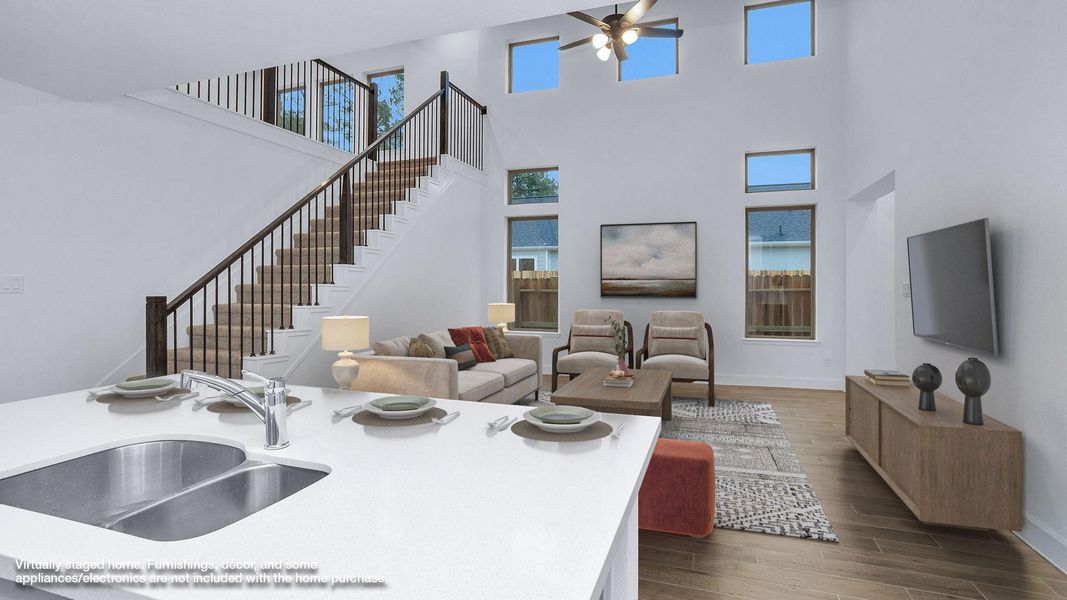 Furnished interior view inside a new home in , Magnolia (Image 6).