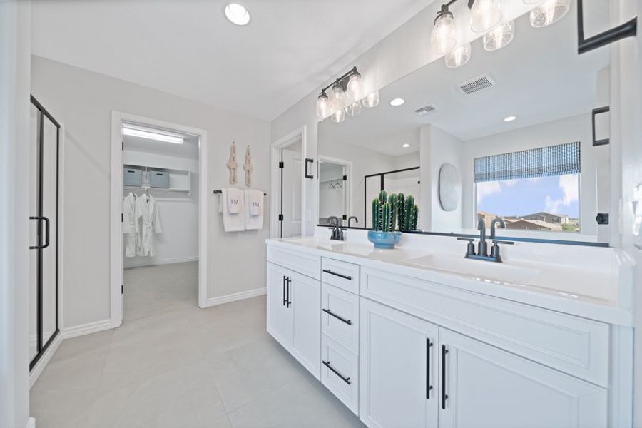 Furnished interior view inside a new home in Combs Ranch, San Tan Valley (Image 14).
