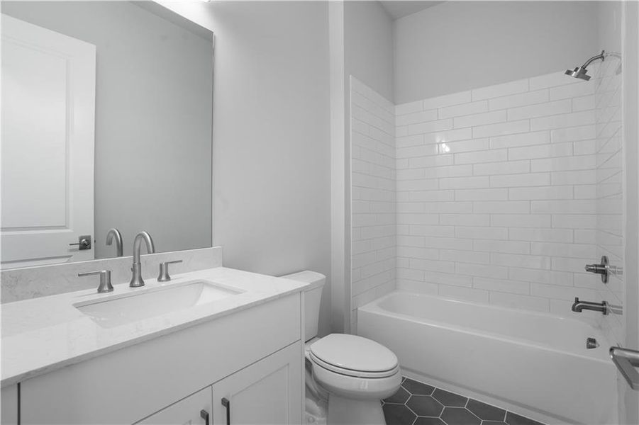 Furnished interior view inside a new home in Promenade at Sawnee Village, Cumming (Image 7).