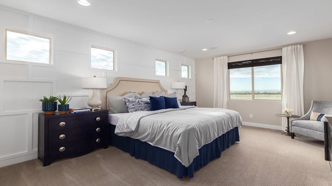 Representative furnished interior of a home built from the Revere by Taylor Morrison in Combs Ranch Landmark Collection, San Tan Valley (Image 4).