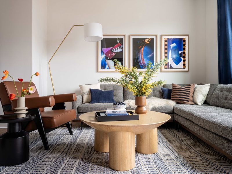 Representative furnished interior of a home built from the Indie by Tri Pointe Homes in Context at Oakhurst, Charlotte (Image 6). Representative furnished interior of a home built from the Indie by Tri Pointe Homes in Context at Oakhurst, Charlotte (Image 6).