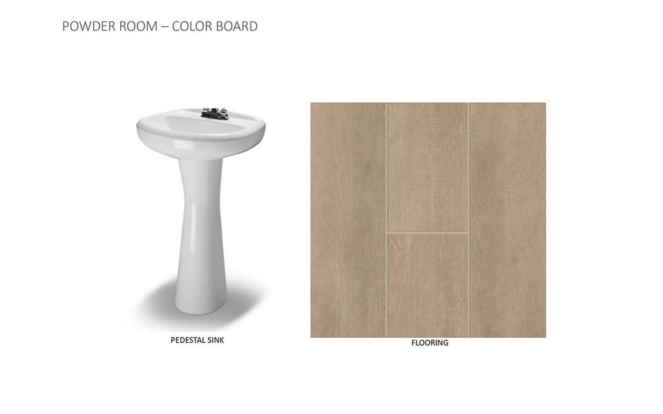 Sample of building materials used in homes in Urban Courtyard Homes at Easton Park, Austin (Image 3).