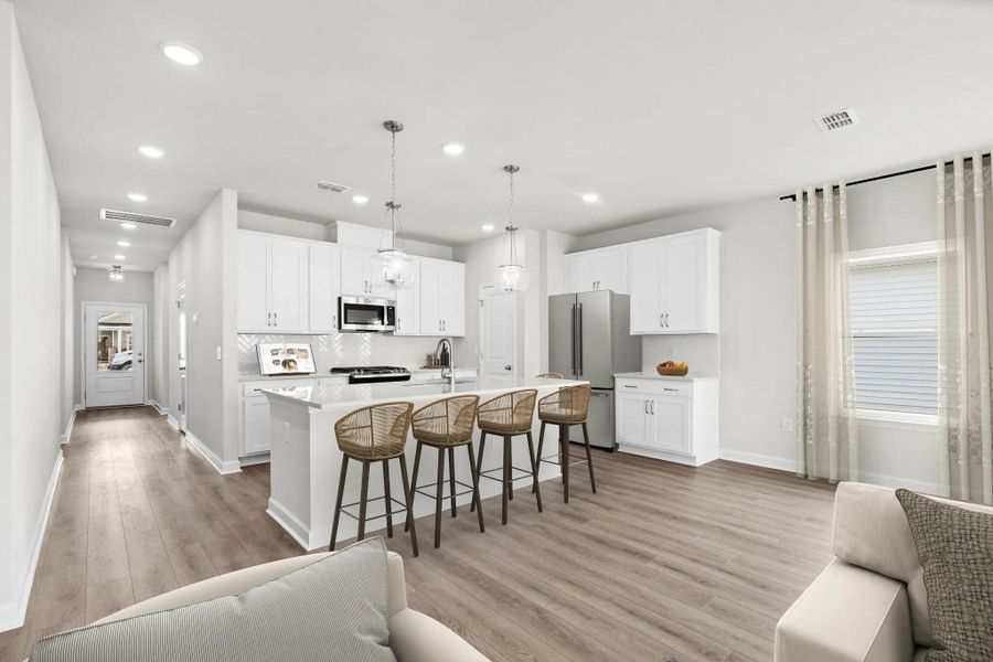 Furnished interior view inside a new home in , Ravenel (Image 4).
