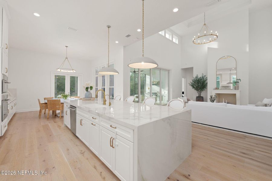 Furnished interior view inside a new home in Nocatee, Ponte Vedra (Image 18). Furnished interior view inside a new home in Nocatee, Ponte Vedra (Image 18).