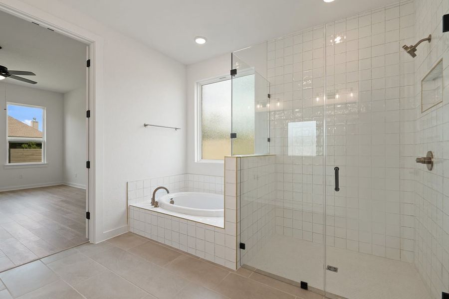 Furnished interior view inside a new home in Park Collection At Wolf Ranch, Georgetown (Image 15). Furnished interior view inside a new home in Park Collection At Wolf Ranch, Georgetown (Image 15).