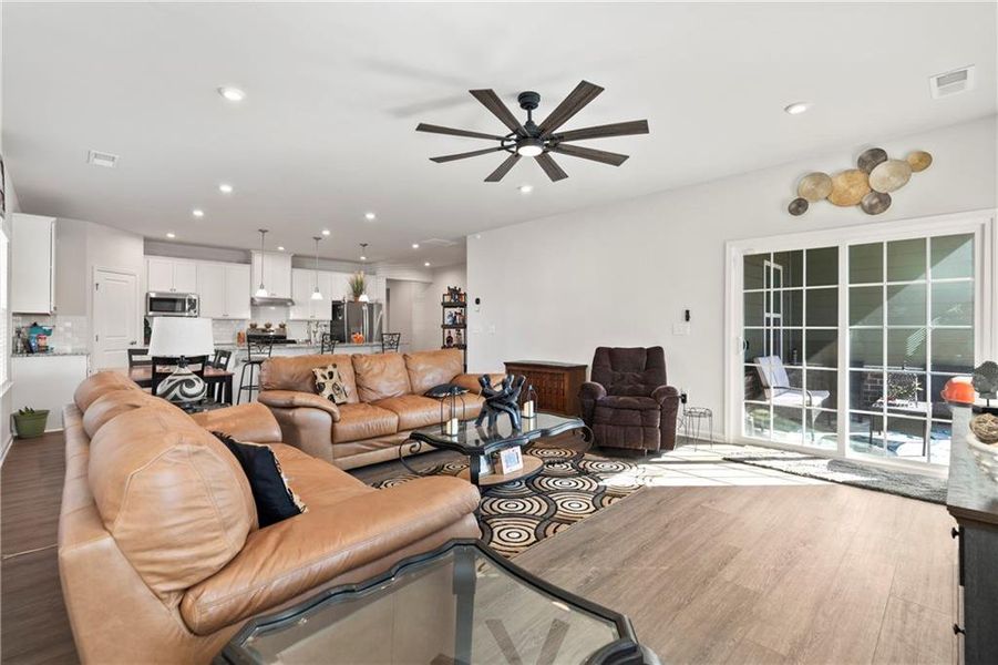 Furnished interior view inside a new home in Newberry 55+, McDonough (Image 5).