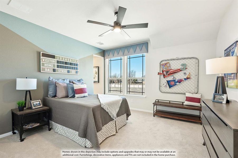 Furnished interior view inside a new home in Willow Wood, McKinney (Image 28).