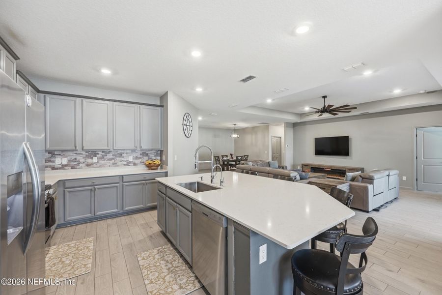 Furnished interior view inside a new home in , Jacksonville (Image 8).