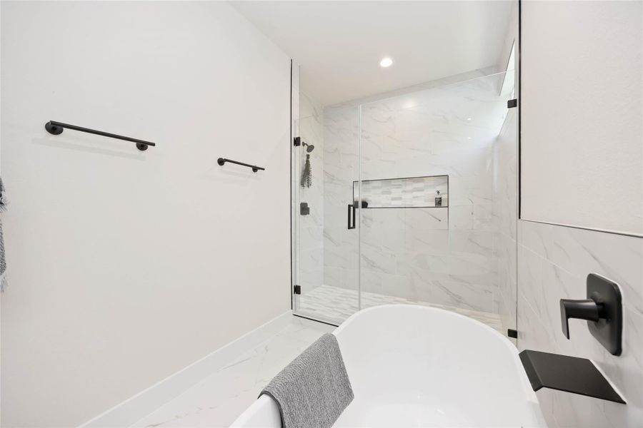Furnished interior view inside a new home in , Houston (Image 34).