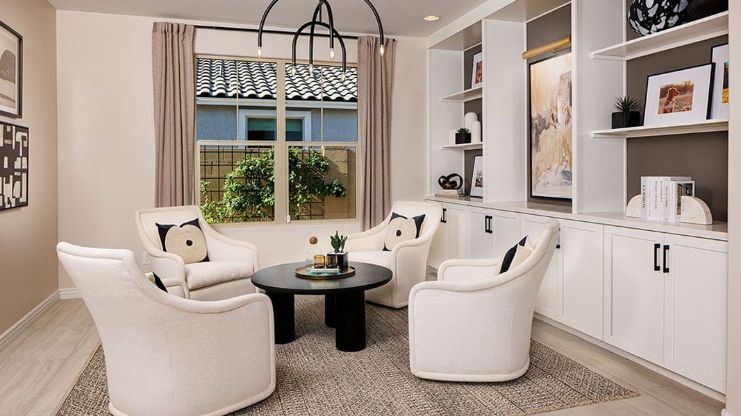 Representative furnished interior of a home built from the Overland by Taylor Morrison in Salero Journey Collection, Phoenix (Image 9). Representative furnished interior of a home built from the Overland by Taylor Morrison in Salero Journey Collection, Phoenix (Image 9).