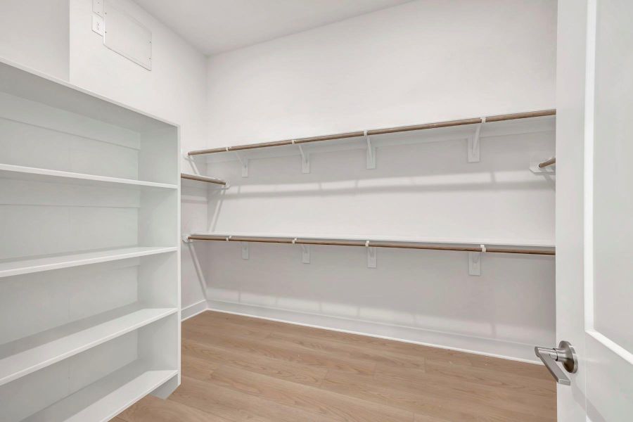 Spacious, unfurnished interior of a new home in The Oaks on 6th Street, Magnolia (Image 19).