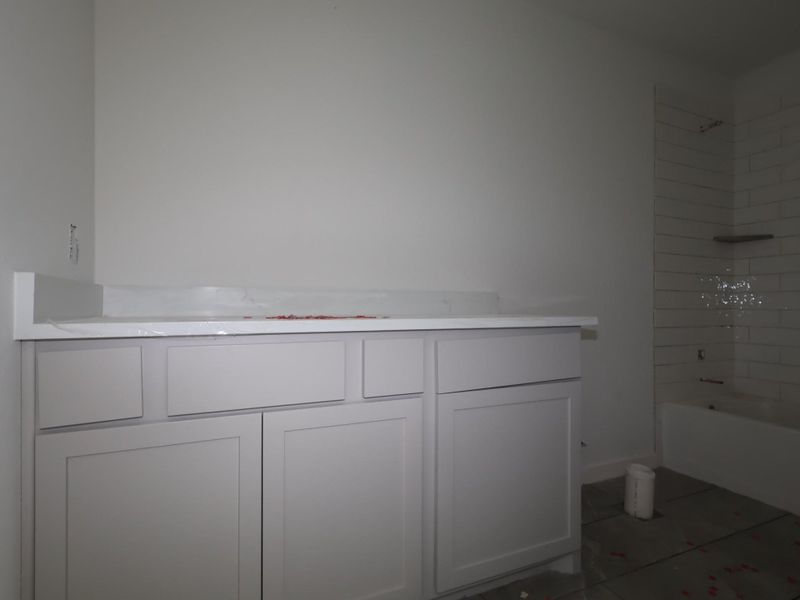 In-progress construction of a new home in Barksdale, Leander, TX (Image 18).