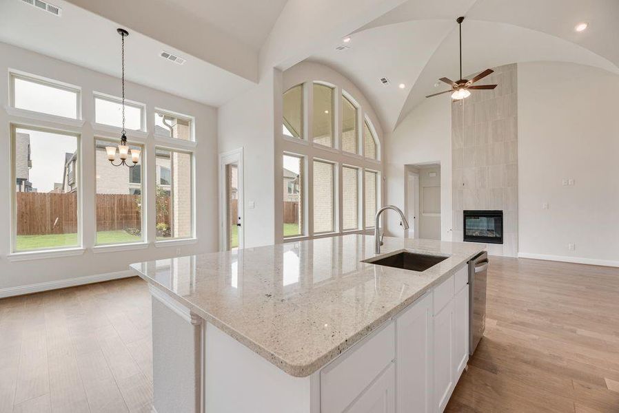 Furnished interior view inside a new home in Frisco Hills, Little Elm (Image 13).
