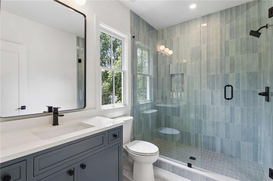 Furnished interior view inside a new home in , Brookhaven (Image 12).