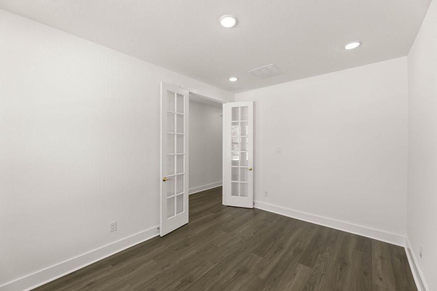 Representative unfurnished interior of a home built from the Laurel by Tri Pointe Homes in Treeline, Justin (Image 13).