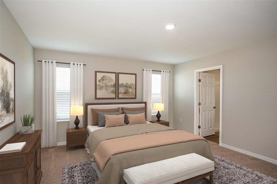 Furnished interior view inside a new home in Two Rivers, Zephyrhills (Image 14). Furnished interior view inside a new home in Two Rivers, Zephyrhills (Image 14).