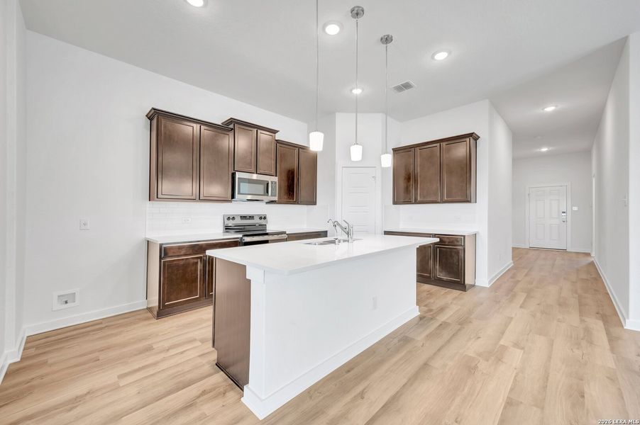 Furnished interior view inside a new home in Legacy Hills, San Antonio (Image 8).