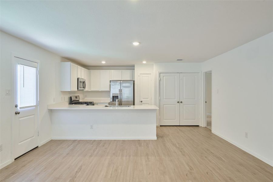 Furnished interior view inside a new home in Tavola: Cottage Collection, New Caney (Image 5).