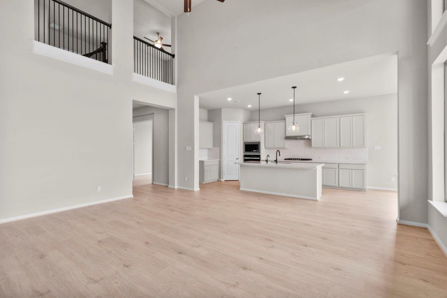 Spacious, unfurnished interior of a new home in Bridgeland, Cypress (Image 19).