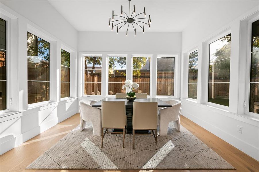 Furnished interior view inside a new home in , Dallas (Image 16). Furnished interior view inside a new home in , Dallas (Image 16).